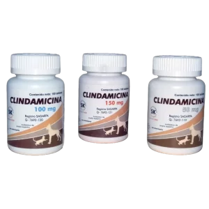 CLINDAMICINA 150 MG. 100 TABS.   RS  Incluye Pastilleros