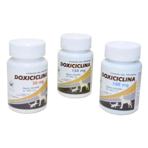 DOXICICLINA 100 MG. 100 TABS.  RS  Inlcuye Pastilleros
