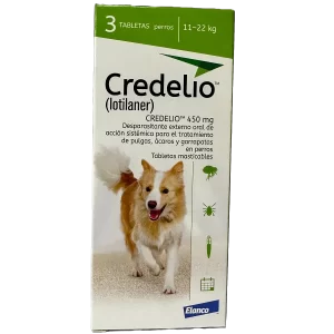 CREDELIO 3 TABS. 450 MG. VERDE