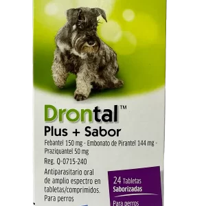 DRONTAL PLUS + SABOR 24 TABLETAS (6*4)