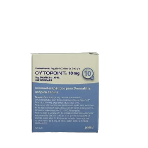 CYTOPOINT 10 MG, 2 VIALES 1 ML C/U.