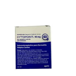 CYTOPOINT 40 MG, 2 VIALES 1 ML C/U.