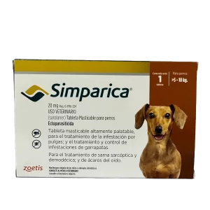SIMPARICA 20 MG. 1 COMP.