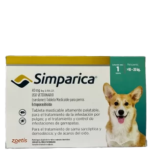 SIMPARICA 40 MG. 1 COMP