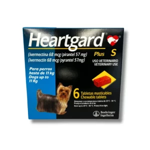 HEARTGARD PLUS PERRO CH (2-11 KG) 6 TABS. MAST.