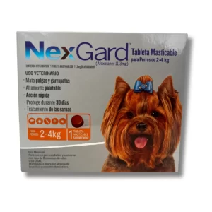 NEXGARD PERRO  S  (2-4 KG) 1 TABS. MAST.