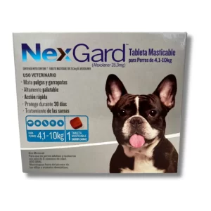 NEXGARD PERRO  M (4-10 KG) 1 TABS. MAST.