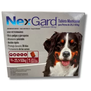 NEXGARD PERRO  XL (25-50 KG) 1 TABS. MAST.