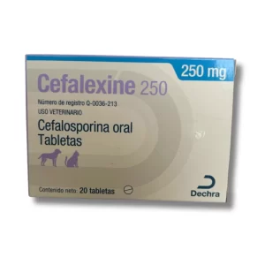 CEFALEXINE 250 MG. 20 TABS.     RS