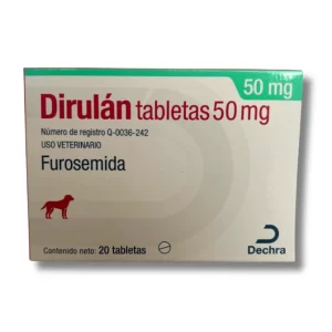 DIRULAN 50 MG 20 TABS.      RS
