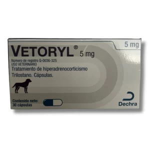 VETORYL 5 MG. C/30 CAPS.