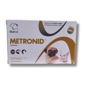 METRONID 250 MG,  30 TABS.   RS