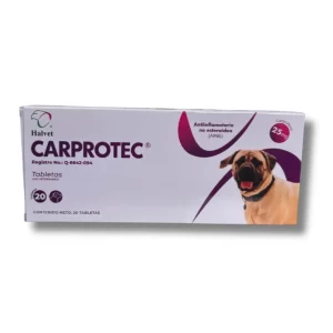 CARPROTEC 25 MG  20 TABS.