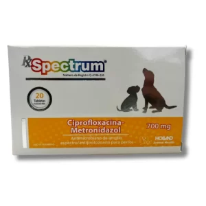 RX SPECTRUM CIPROFLOXACINA-METRONIDAZOL 700 MG.