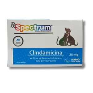 SPECTRUM CLINDAMICINA  25 MG. 20 TABS.    RS