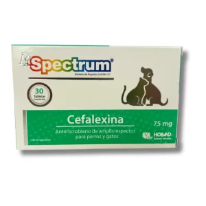 SPECTRUM CEFALEXINA  75 MG. 20 TABS.  RS