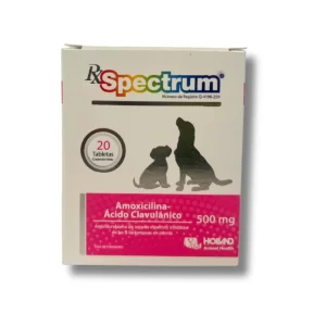 SPECTRUM AMOX. ACIDO-CLAV.  500 MG. 20 TABS.  RS