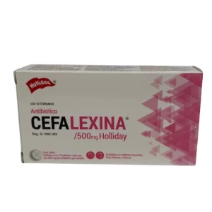 CEFALEXINA 500 MG. 30 TABS.    RS