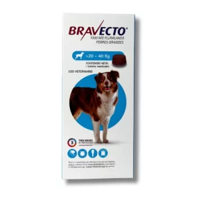 BRAVECTO PERRO GRANDE 1000 MG. 1 COMP. (Azul)    RS