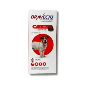 BRAVECTO PERRO PEQUEÑO 250 MG. 1 COMP. (Naranja)   RS