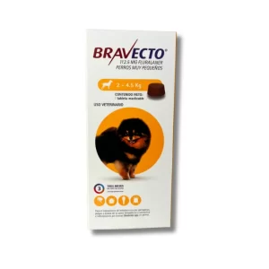 BRAVECTO PERROS MUY PEQ. 112.5 MG. 1 COMP. (Amarillo)   RS