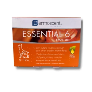 ESSENTIAL 6 SPOT ON DOGS 0-10 CAJA C/4 PIP 0.6ML.