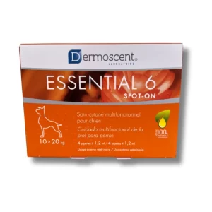 ESSENTIAL 6 SPOT ON DOGS 10-20 CAJA C/4 PIP 1.2ML.