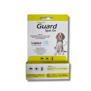 DORSO PET GUARD SPOT ON 1 PIP 1.34 ML. perro mediano   RS