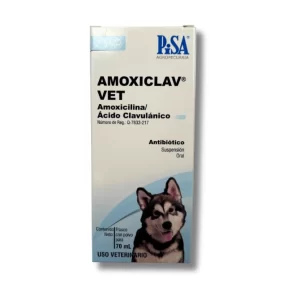AMOXICLAV VET. FCO. C/PVO PARA 70 ML.    RS